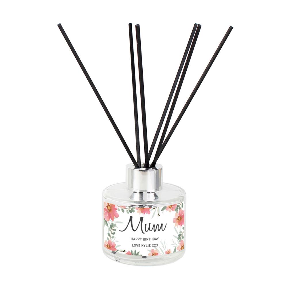 Personalised Floral Sentimental Reed Diffuser £13.49